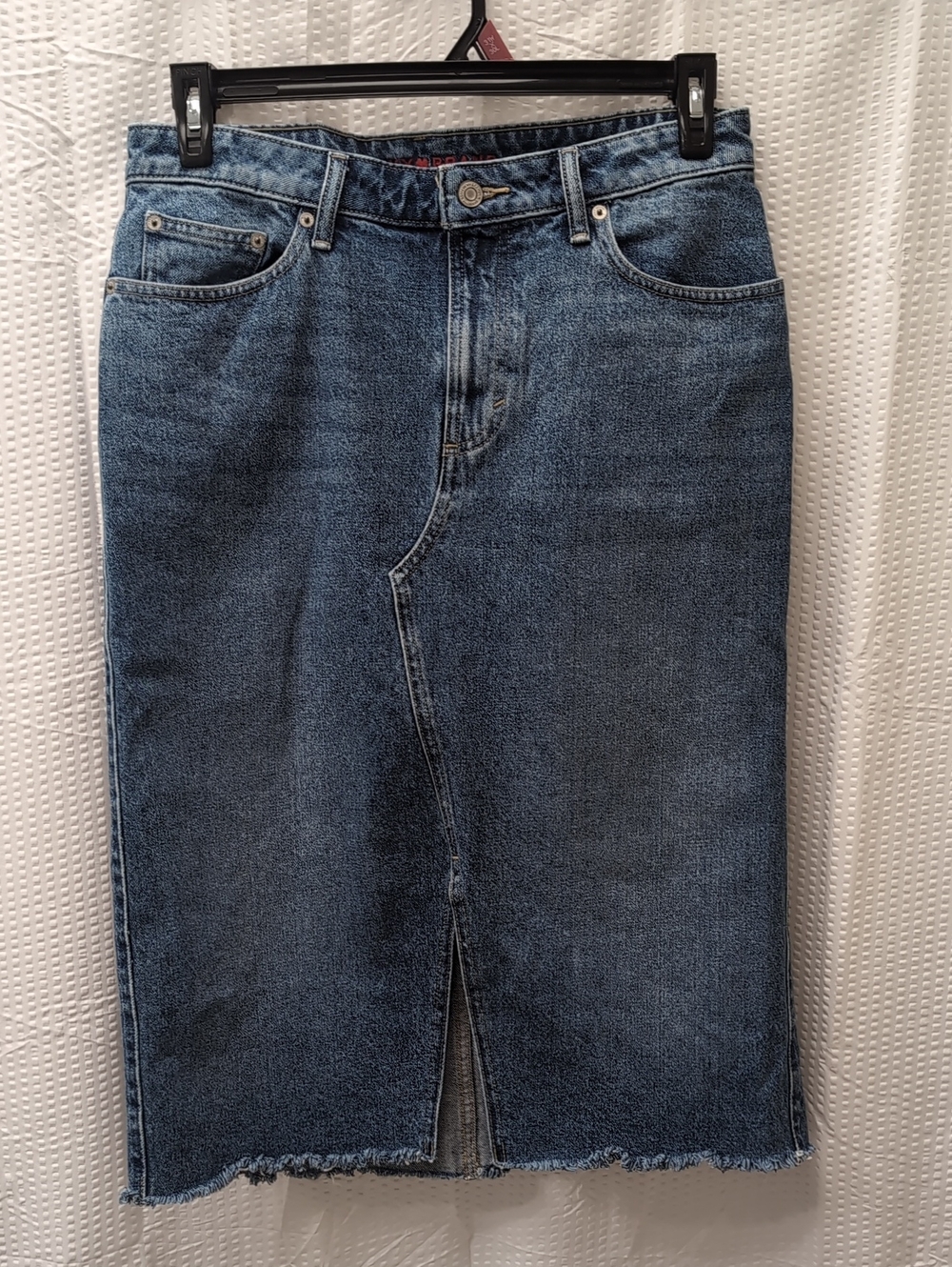 Lucky Brand  Blue Denim Midi Skirt Size 8